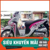 Tem Rời Dán Xe Visio trắng hồng hello kitti