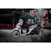 Tem Rời Dán Xe Vision 110 Mẫu Dior Trắng Đen