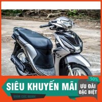 Tem Rời Dán Xe Vision bạc Chỉ đen