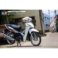 Tem Rời Dán Xe Wave A 100 -110 Mẫu X Trắng Đen Đỏ Cực Đẹp, Hàng 3 Lớp Chất Lượng Cao