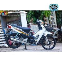 Tem Rời Dán Xe Wave  A 100 Mẫu Trắng Đen Vàng Cực Đẹp, Hàng 3 Lớp Chất Lượng Cao