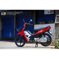 Tem Rời Dán Xe Wave  A 100 Mẫu Đỏ Đen Bạc