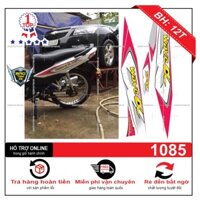 Tem rời dán xe wave a 2017 trắng hồng - Bi Decal