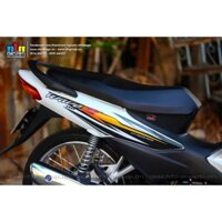 Tem Rời Dán Xe Wave A 2018 110 Mẫu Móc Trắng Đen Vàng