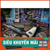 Tem Rời Dán Xe Wave A đen bạc