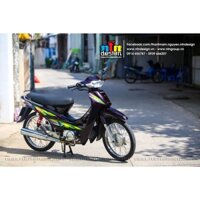 Tem Rời Dán Xe Wave Nhỏ 110 Mẫu Xanh Lá Cực Chất, Hàng 3 Lớp Chất Lượng Cao ,Team Decal