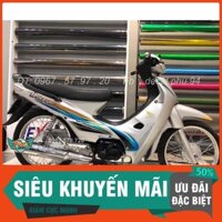 Tem Rời Dán Xe Wave nhỏ xe bạc