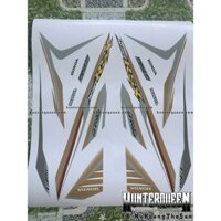 Tem rời dán xe WAVE RSX 2014 trắng. Decal cao cấp