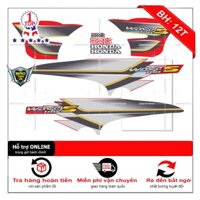 Tem rời dán xe wave S 100 zin dán xe đỏ - Bi Decal