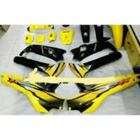 Tem rời dán xe wave zx vàng đen