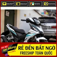 Tem Rời Dán Xe Winner V1 Mẫu Petronas Xanh Trắng
