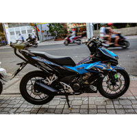 tem rời dán xe winner x v2 mẫu tem lửa trắng dán xe dàn áo xanh đen