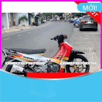 Tem Rời Dán Xe Xipo đỏ bạc