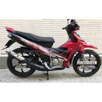 Tem rời dán xe YaZ. Tem chế YAMAHA Z 125 ZR đỏ đen