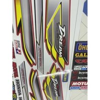 Tem rời dream cánh chim limited xám vàng đỏ tặng sét tem logo