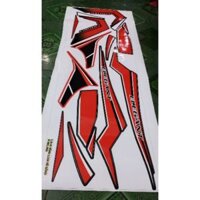 Tem rời elegant đỏ đen xi nhan trên