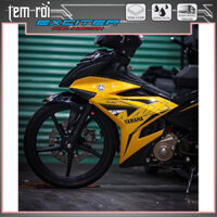 Tem rời Ex 150 đen vàng mẫu mx king, tem mx king 150 đen vàng In Decal 3 Lớp Chống Trầy | Giá Rẻ - Dễ Dán
