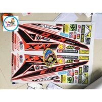 Tem rời ex 150 mx king 3 lớp chống nước