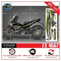 TEM RỜI EX 150 MX KING 4567 - TRUNG DECAL