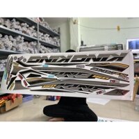 Tem rời ex 150 Mx king bạc đen