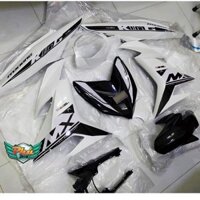 Tem rời EX 150 MX king trắng đen 2 -1