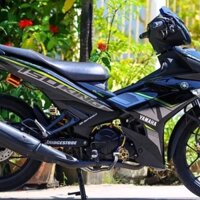 Tem Rời Ex 150 Mx King Xe Đen - Tem 3 Lớp - Tặng Logo - New V14