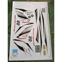 TEM RỜI EX 150 RC2019 ĐEN XE TRẮNG