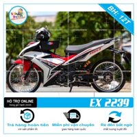 TEM RỜI EX 150 TRẮNG ĐỎ 2239 -- SHIN DECAL 2