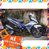 Tem Rời Exciter 135 Mẫu LC 2017 Trắng Xanh GP