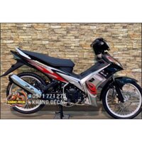 Tem rời Exciter 135 spark lửa xe đen bửng bạc