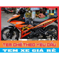 tem rời exciter 150 cam đen