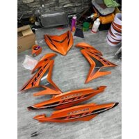 tem rời exciter 150 cam rc, tặng kèm set logo, tem 3 lớp không bay màu