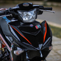 Tem rời Exciter 150 đen cam xám, y15zr