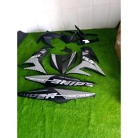 tem rời exciter 150 đen, tặng kèm set logo, tem 3 lớp không bay màu