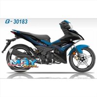 Tem Rời Exciter 150 Doxou xanh đen