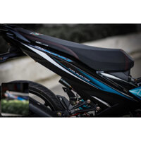 Tem Rời Exciter 150 Mẫu MX King Xanh Đen Trắng Cực Chất, Hàng 3 Lớp Chất Lượng Cao