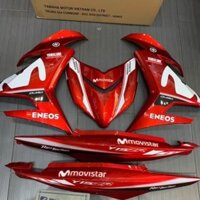 Tem rời exciter 150 Movistar dán xe đỏ bóng tem chống nước