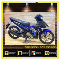TEM RỜI EXCITER 150 MX KING XANH ĐEN CHỈ VÀNG