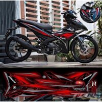 tem rời Exciter 150 Rc xe đen phối đủ màu