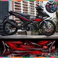 tem rời Exciter 150 Rc xe đen phối đủ màu