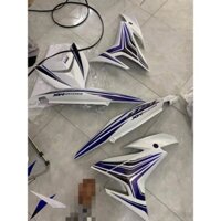 tem rời exciter 150 trắng, tặng kèm set logo, tem 3 lớp không bay màu