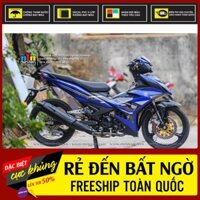 Tem rời Exciter 150 xám xanh - Mẫu Y15ZR Chuẩn From