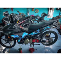 Tem rời Exciter 150 xanh đen Doxou cover 2020 -1