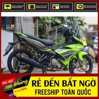 Tem rời Exciter 150 xanh xám đen - Mẫu SNIPER CHUẨN FROM