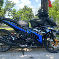 Tem rời Exciter 150 xanh xám trắng đen H