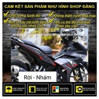 TEM RỜI EXCITER 150 Y15ZR DÁN XE ĐEN NHÁM