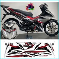 Tem rời Exciter 150cc - Mẫu Y15ZR xe xám. Chất liệu PPF Cao Cấp : 3 Lớp, Chống Nước, Chống Phai Màu. Nhãn Dán Decal
