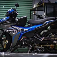 Tem rời exciter 155 xám xanh đen , tem mẫu mx cover chửan from