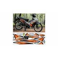 TEM RỜI EXCITER 2010 135 BẠC CAM DECAL 3 LỚP BỀN MÀU