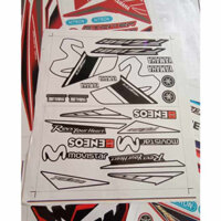 tem rời FZ150i movitas trắng dán xe đen